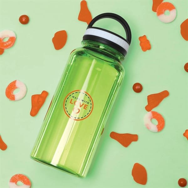 Custom water bottles with logos for event giveaways in Edmonton.