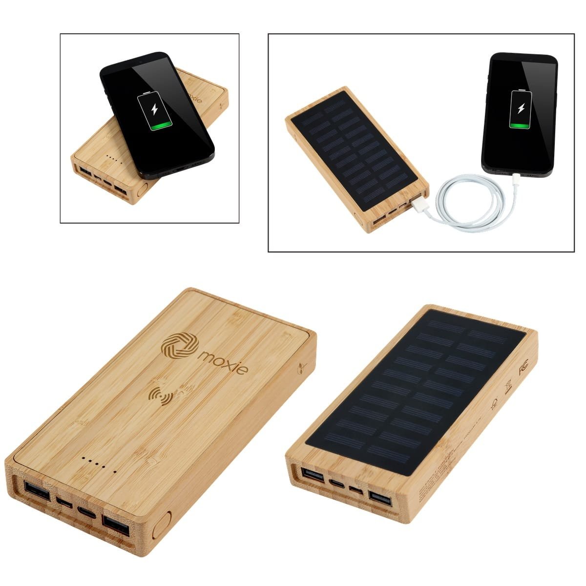 Branded portable phone chargers for events in Edmonton.